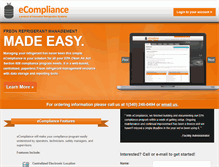 Tablet Screenshot of ecompliance.r717.net